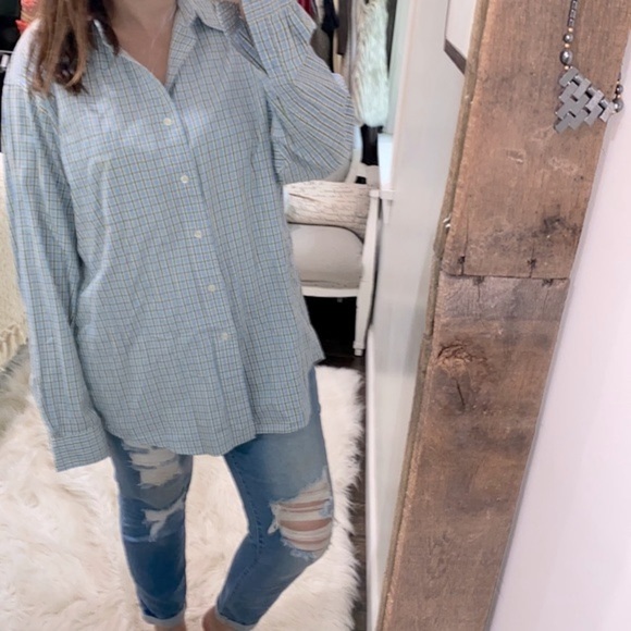 Brooks Brothers blue button down shirt size large - Picture 1 of 5